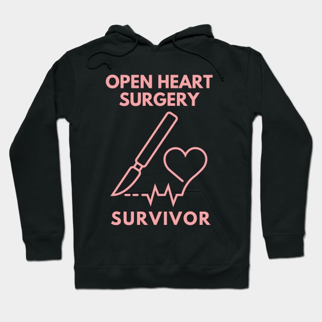 Open Heart Surgery Survivor Hoodie by MtWoodson